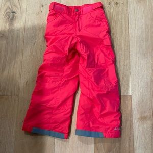 Girls Columbia Hot Pink Size XS Ski Pants